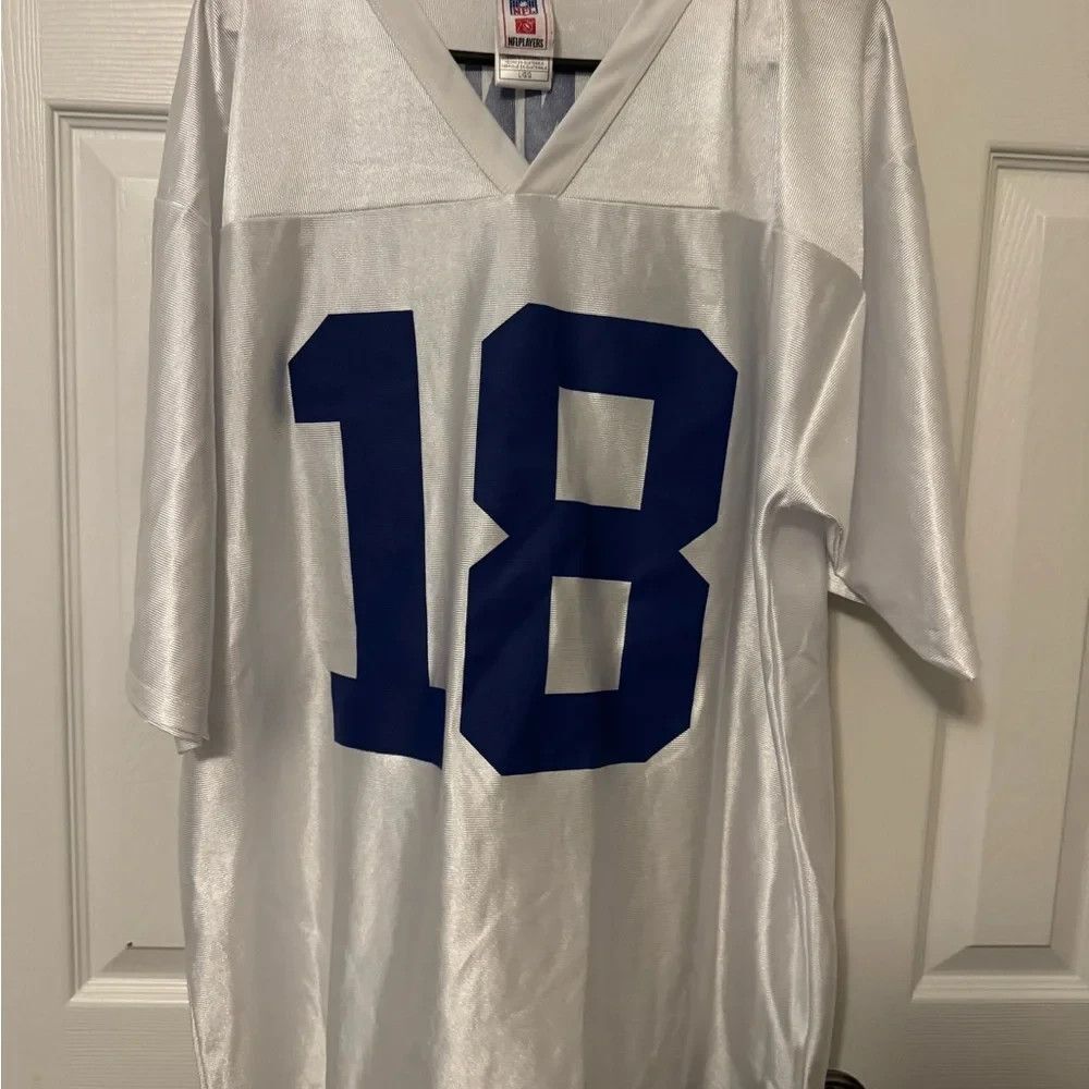 Peyton Manning #18 Indianapolis Colts NFL Jersey Large White Football Shirt